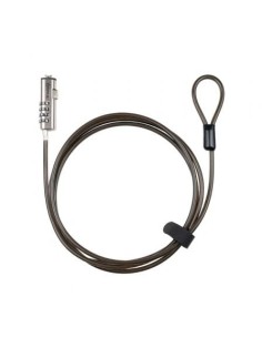Cable de Seguridad Tipo NANO para Portátiles TooQ TQCLKC0035-G/ 1.5m 2