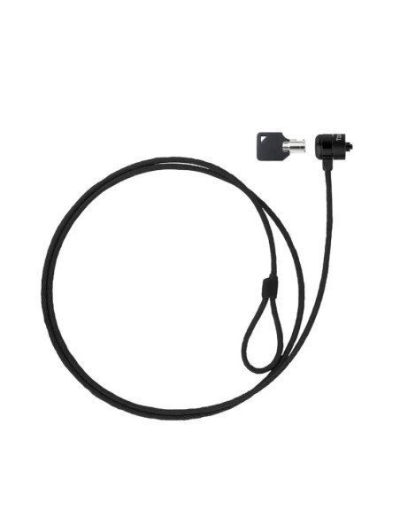 Tooq Cable de seguridad con llave portátiles Gris
