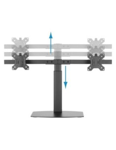 Tooq DB1727TN-B Soporte Monitor Mesa 2Brazos 17-27