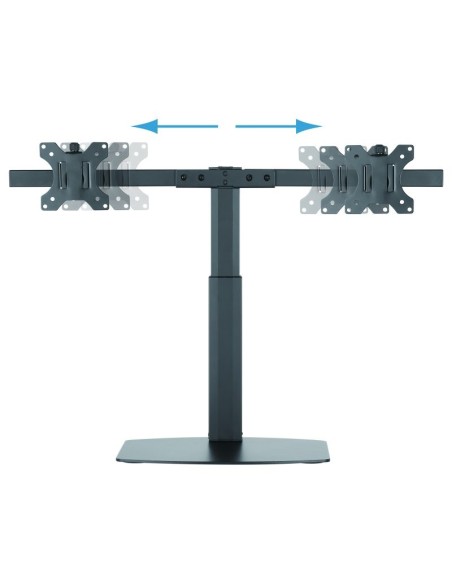 Tooq DB1727TN-B Soporte Monitor Mesa 2Brazos 17-27