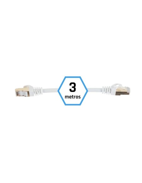 iggual Latiguillo CAT7 SFTP LSZH 3 metros blanco