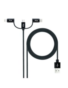 Nanocable Cable USB a USB-C/Micro USB/ Lighthning