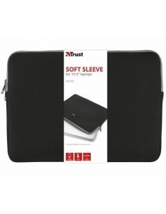 Funda Trust Primo Soft Sleeve para Portátiles hasta 13.3'/ Negra 2