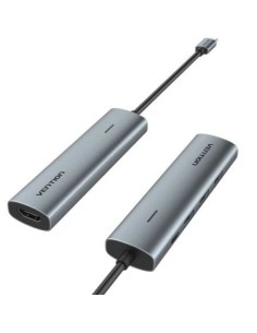 Docking USB Tipo-C Vention TGGHB/ 3xUSB/ 1xHDMI/ 1xUSB Tipo-C PD 2