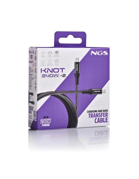 NGS CABLE CARGA RAPIDA USB A-USB-C 2'01 MT 40GBPS
