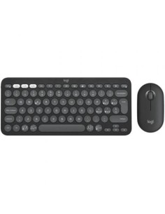 Teclado y Ratón Inalámbricos Logitech Pebble 2 Combo