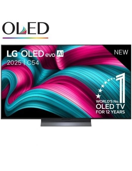 Televisor LG OLED Evo OLED55C54LA 55'/ Ultra HD 4K/ Smart TV/ WiFi