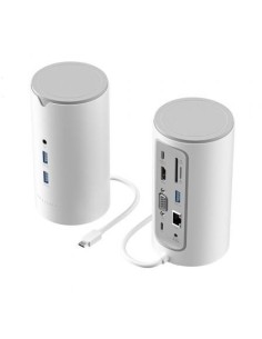 Docking USB Tipo-C Vention TPHWC/ 1xVGA/ 1xHDMI/ 3xUSB/ 1xUSB Tipo-C PD/ 1xUSB Tipo-C/ 1xRJ45/ 1xAudio/ 1xLector Tarjetas SD/ Blanco 2