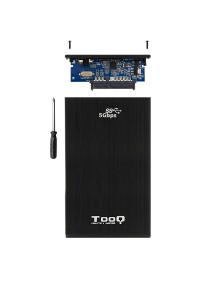 TooQ TQE-2522B caja HD 2'5" SATA3 USB 3'0 Negra