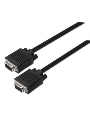 Cable SVGA Aisens A113-0069/ VGA Macho - VGA Macho/ Hasta 3W/ 10Mbps/ 3m/ Negro