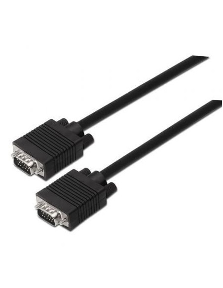 Cable SVGA Aisens A113-0069/ VGA Macho - VGA Macho/ Hasta 3W/ 10Mbps/ 3m/ Negro