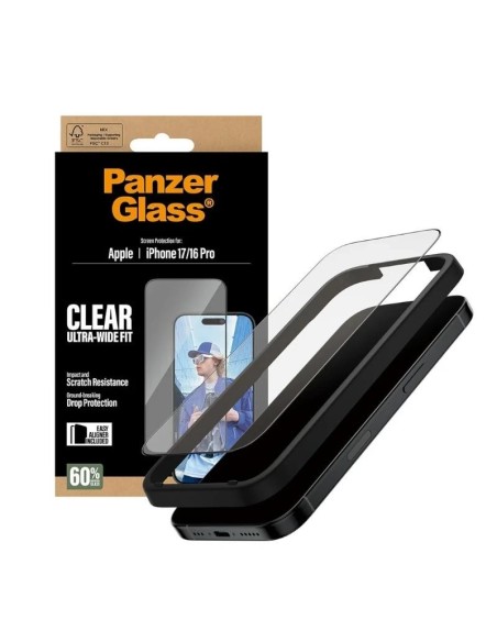 PanzerGlass Screen Protector iPhone 16Pro-17