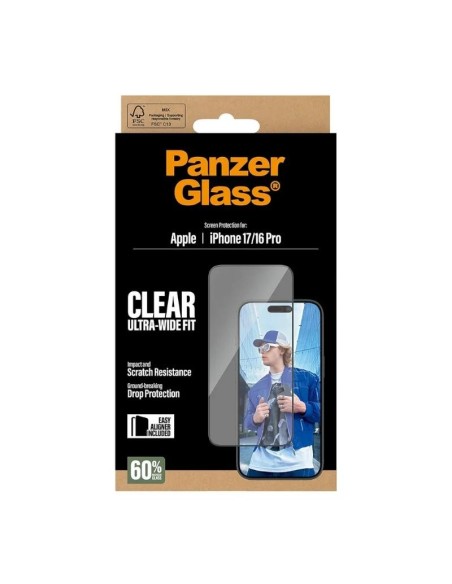 PanzerGlass Screen Protector iPhone 16Pro-17