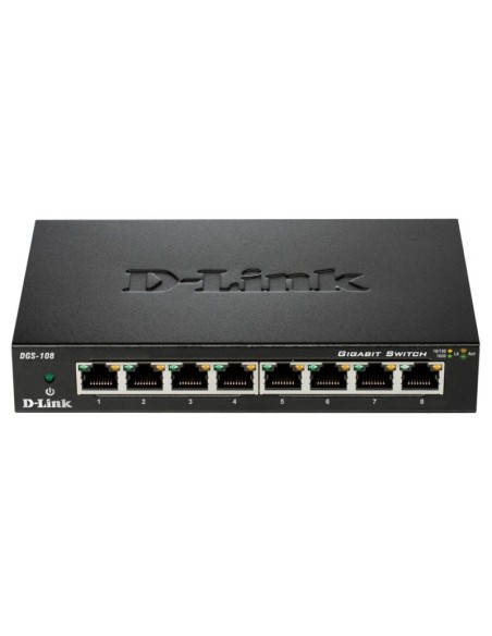 D-Link DGS-108 Switch 8xGB Metal