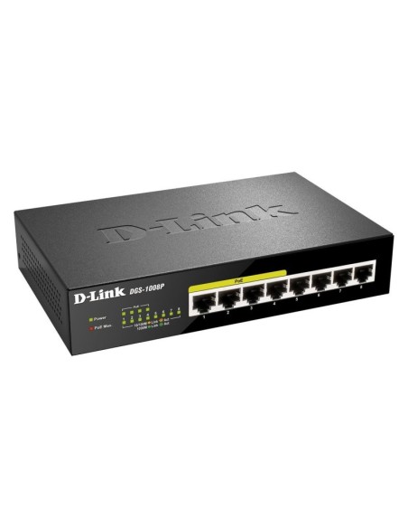 D-Link DGS-1008P Switch 8xGB 4xPoE