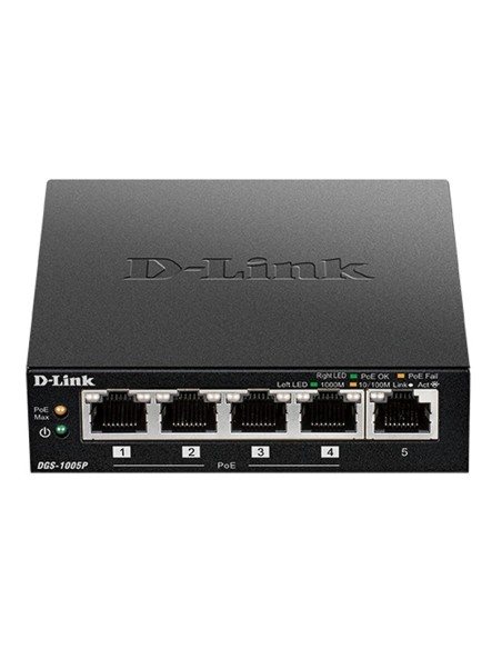 D-Link DGS-1005P Switch 5xGB 4xPoE