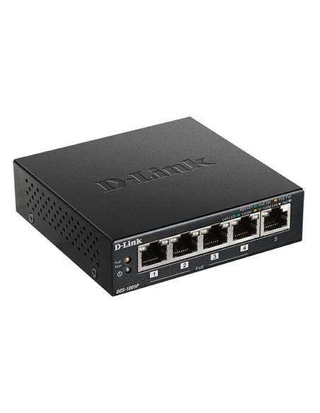 D-Link DGS-1005P Switch 5xGB 4xPoE