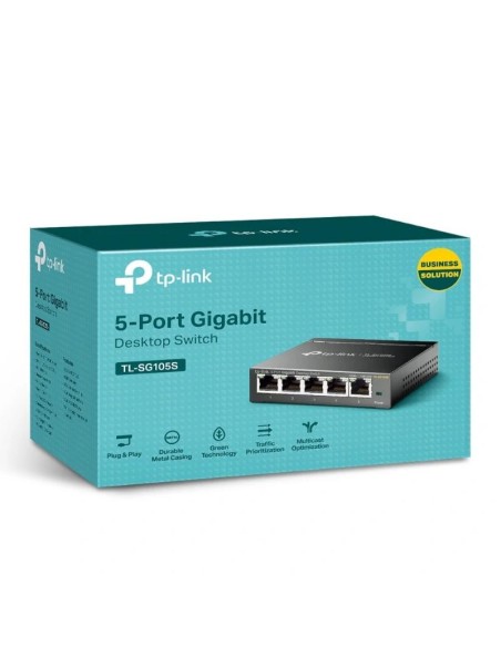 TP-Link TL-SG105S Switch 5xGB RJ45 Metal