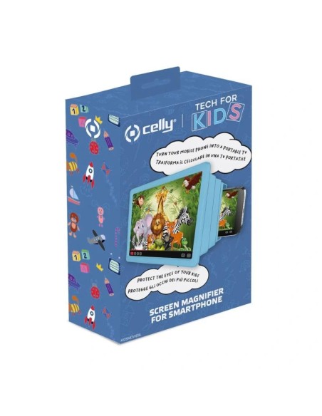 Celly amplificador de pantalla para niños Azul