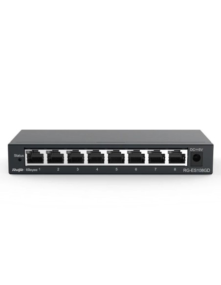 Reyee Unmanaged Switch 8xGb RJ45 Steel Case