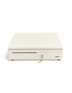 iggual Cajón portamonedas IRON-30W 42cm 5+5 blanco