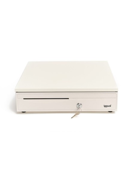 iggual Cajón portamonedas IRON-30W 42cm 5+5 blanco