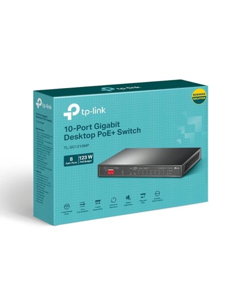 TP-Link TL-SG1210MP Switch 8xGb PoE+ 2xGb 1xSFP
