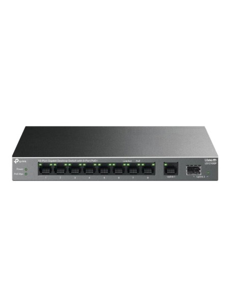 TP-Link LS1210GP Switch 8xG PoE+ 1xGb 1xSFP 61W