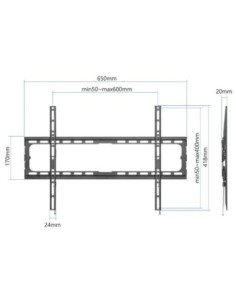 iggual SPTV16 Soporte TV 37"-80" 45kg pared fijo