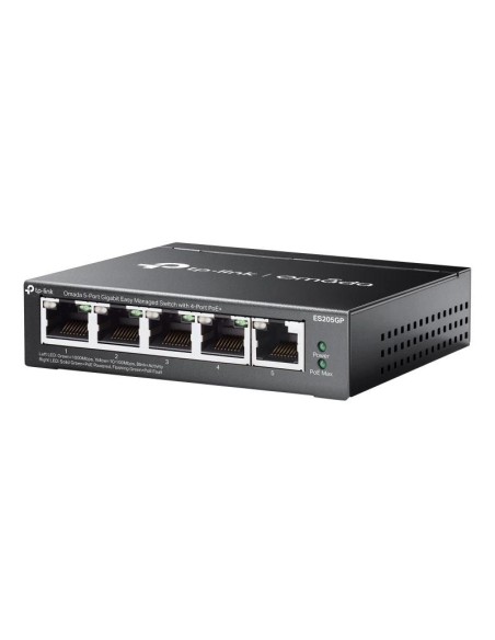 TP-Link ES205GP Switch 4xGb PoE+ 1xGb 65W Desktop