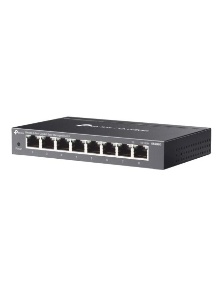 TP-Link ES208G Switch 8xGbE Acero Desktop
