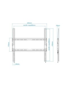 Tooq Soporte pared LP1070F-B pantallas 32"-70" 2