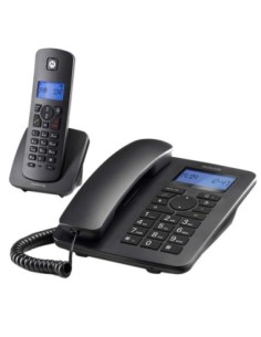 MOTOROLA C4201 Telefono Combo Fijo + DECT Negro