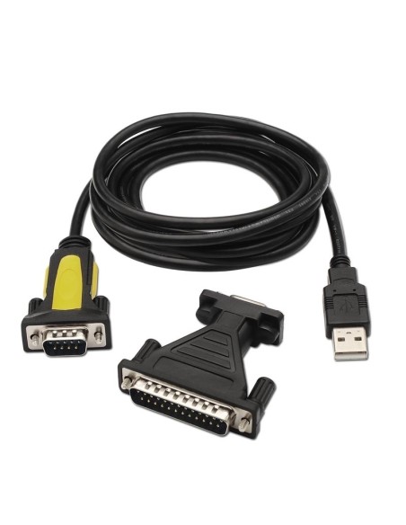 Nanocable Adaptador Usb a Serie  DB9M/25H