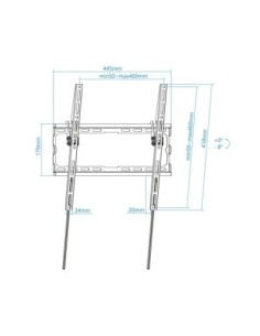 Tooq Soporte pared LP1071T-B incl pantallas 32-70" 2