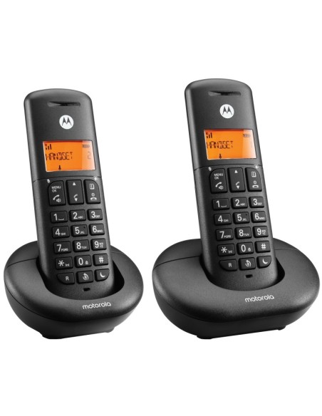 MOTOROLA E202 Telefono DECT Call Blocking Duo