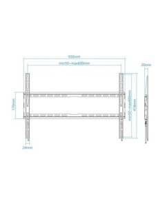 Tooq Soporte pared LP1080F-B pantallas 37"-80" 2