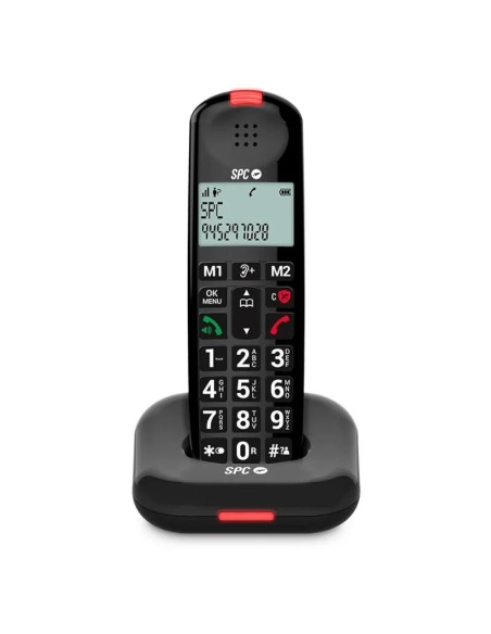 SPC 7612N Telefono Inalámbrico COMFORT KAIRO Negro