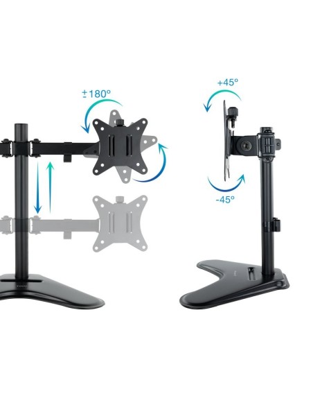 Tooq Soporte mesa DB1702TN-B 2 brazos 17-32"