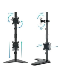 Tooq Soporte mesa DB1703TNV-B  2 brazos Vertical