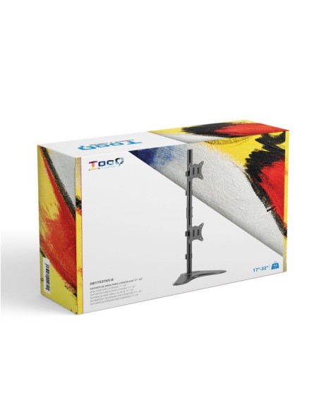 Tooq Soporte mesa DB1703TNV-B  2 brazos Vertical