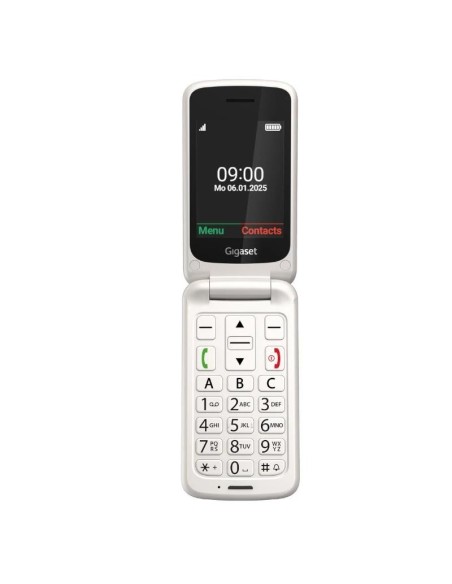 Gigaset Móvil Senior GL595 2.8" SIM Blanco Perla