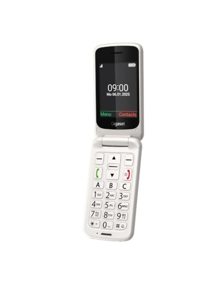 Gigaset Móvil Senior GL595 2.8" SIM Blanco Perla