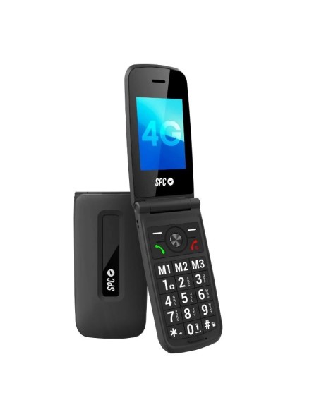 SPC 2342N Titan 4G Movil Senior 2.4" S.HELP Negro