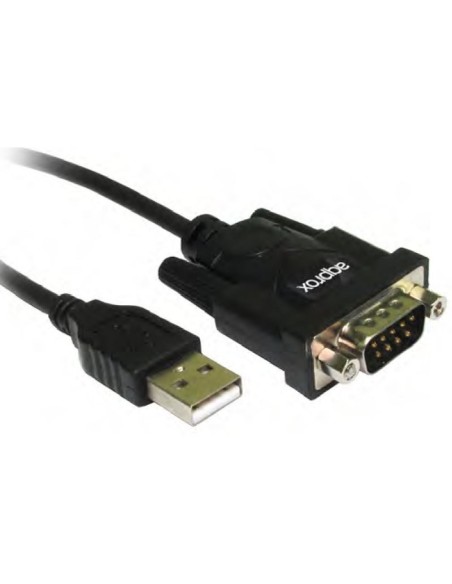 approx APPC27 Adaptador USB A SERIE DB9M  0,75 M