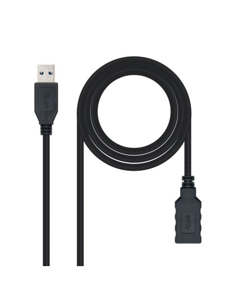 Nanocable Cable USB 30 Tipo A/M-A/H Negro 10 m