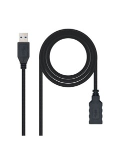 Cable USB 3.2 Tipo-C AOC Aisens A157-0925/ USB Tipo-C Macho - USB Macho/ 10Gbps/ 15m/ Negro