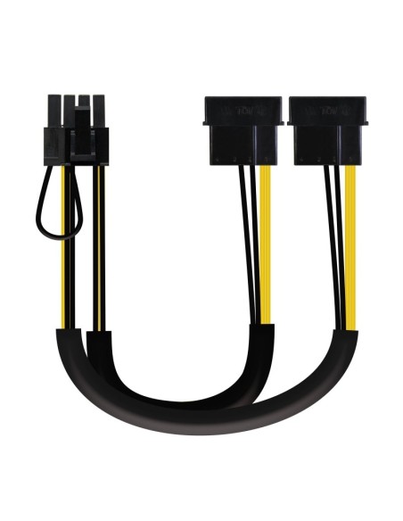 Nanocable Cable VGA 2x525"/M-PCI-E(6+2PIN)/M 20cm