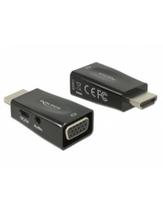 Delock Adaptador HDMI-A macho VGA hembra/audio