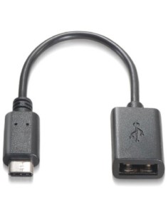 Nanocable Cable USB 20 3A, USB-C/M-A/F, 15cm